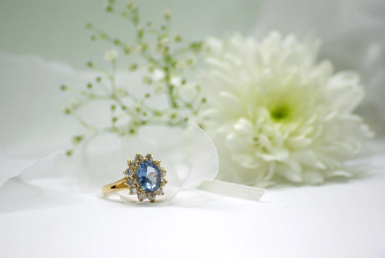 Sapphire stacking band