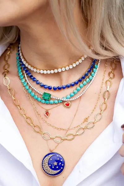 Turquoise pendant necklace
